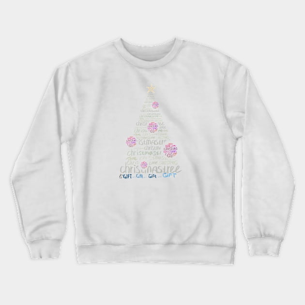 X-mas tree Crewneck Sweatshirt by LoveRyzhkova